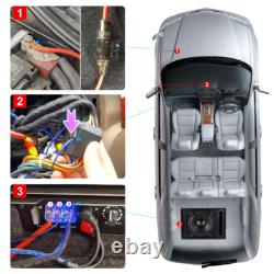 10 5800W GSD-1066A Under Seat Slim Powered Subwoofer Enclosure and Audio Cable