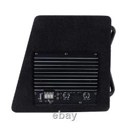 10 5800W GSD-1066A Under Seat Slim Powered Subwoofer Enclosure and Audio Cable