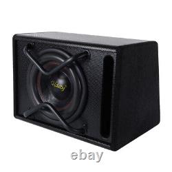 10 5800W GSD-1066A Under Seat Slim Powered Subwoofer Enclosure and Audio Cable