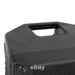 15 Active DJ PA Speakers with Bluetooth, USB, 1000W Powered Pair Vonyx VSA150S