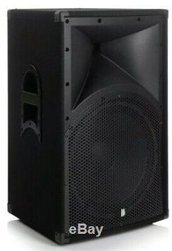 15 Inch Active Powered PA Speakers 500w RMS 4000 Peak System With Bluetooth PAIR