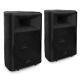 15 Powered Dj Pa Speaker Pair With Equalizers 1500w Abs Free P&p Special Offer