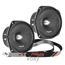 2X 69MR500-4 Bullet Midrange 6x9 Speakers 500 Watts Program Power, 4 Ohm High