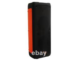 2 MR DJ FLAME5500LED Bluetooth PA Party Speakers Liquid Crystal LED 2 x 12 TWS