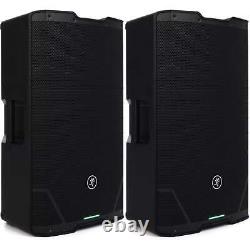 2 Mackie SRT215 15 1600-watt Professional Powered Loudspeaker (Pair)