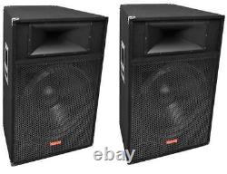 2 Mr Dj Patron PSS-1700 Pro Audio Single 15 Passive 2-Way DJ/PA Loudspeaker