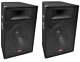 2 Mr Dj Patron PSS-1700 Pro Audio Single 15 Passive 2-Way DJ/PA Loudspeaker