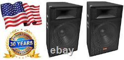 2 Mr Dj Patron PSS-1700 Pro Audio Single 15 Passive 2-Way DJ/PA Loudspeaker