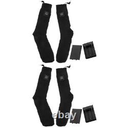 2 Pairs Electric Socks Warm for Outdoor Activities Battery Powered