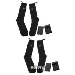 2 Pairs Electric Socks Warm for Outdoor Activities Battery Powered