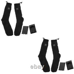 2 Pairs Electric Warm Socks Battery Powered for Outdoor Activities