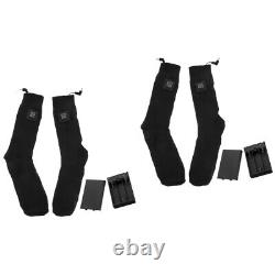 2 Pairs Electric Warm Socks Battery Powered for Outdoor Activities