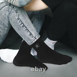 2 Pairs Electric Warm Socks Battery Powered for Outdoor Activities