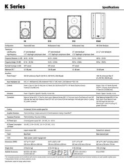 2 Powered PA Speakers QSC K10 1kw Active Loudspeakers Selling as a pair