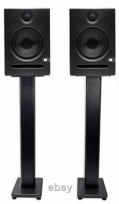 2 Presonus Eris E5 5.25 Active Powered Pro Studio Monitors+Pair of Stands