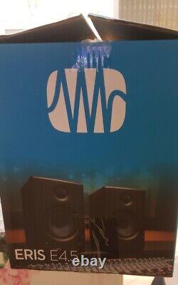 2 (pair) of PreSonus Eris E4.5 4.5 inch high Powered Studio Monitors NIB