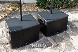 2 x FBT Vertus CS1000 Powered Column Speakers