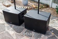 2 x FBT Vertus CS1000 Powered Column Speakers