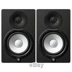 2 x Yamaha HS7 Powered Studio Monitor Speakers (Black), PAIR
