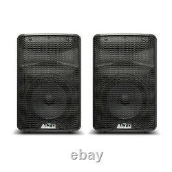 2x Alto TX308 Active Powered 8 350W PA Speaker Mobile Disco DJ Loudspeaker Pair