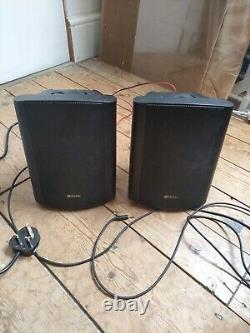 2x Skytec Active Powered 4 Hifi Speakers Pair