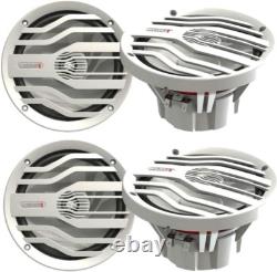 4 New NK2-116W 6.5 120W 2-Way Coaxial Marine & Power Sports Speakers NK2-116W
