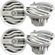 4 New NK2-116W 6.5 120W 2-Way Coaxial Marine & Power Sports Speakers NK2-116W
