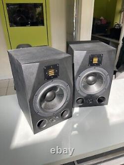 ADAM A8X Studio Monitor Speakers Pair With Power Cables