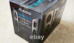 ALESIS ELEVATE 3 MKII Powered Desktop Speakers for Home Studios, Video-Editing