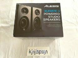 ALESIS ELEVATE 3 MKII Powered Studio Speakers Desktop type Pair in BOX Sealed