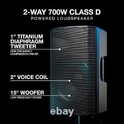 ALTO 1400 Watt TX3 Powered Stage Monitors -PA Speakers 15 Inch Pair Of Wedges