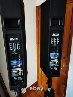 ALTO PA Trouper Active Powered Bluetooth column Speakers PAIR and stands