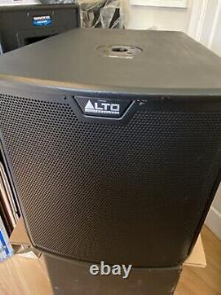 ALTO Professional PA 4200 Watts Powered Inc TS215 Pair And TS315s 15 Bass Bin
