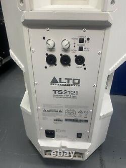 ALTO TS212 WHITE 12 Active Powered 1100W PA Speakers Stage Club PAIR