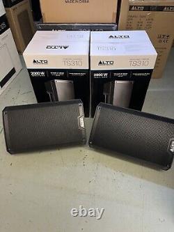 ALTO TS310 Pair Of Active 2000 Watts Each Powered Speakers Boxed