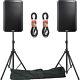 ALTO TS315 Active Powered PA DJ Speakers PAIR Inc Stands Bag and Pro Cables