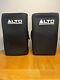 A PAIR OF ALTO PROFESSIONAL TS112 A TRUESONIC 800W POWERED SPEAKER with cases