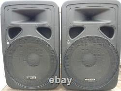 A pair of Ekho Sound PL15A high power speakers