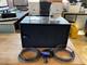 A pair of Meyer Sound MM4 loudspeakers and a Meyer MM-10ACX Sub / Power Supply