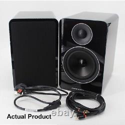 Acoustic Energy AE1 Active Speakers Pair Black Gloss Powered Compact XLR