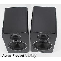 Acoustic Energy AE1 Active Speakers Pair Black Gloss Powered Compact XLR