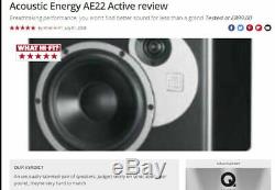 Acoustic Energy AE22 Active Powered Studio Monitors Speakers PAIR
