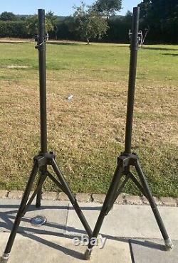 Active DJ Power speakers (PAK 112/SW) (pair of speakers) with stands