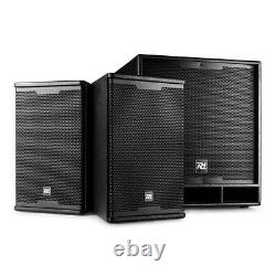 Active PA Speaker Kit 18 Subwoofer with Pair of 10 Tops and Stands PD1800