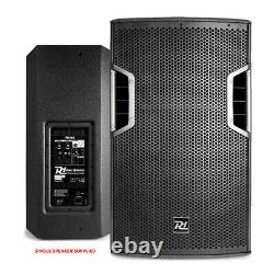 Active Powered DJ Speaker (Pair) Bi-Amp 15 Sub Driver DSP Mixer PA Installation