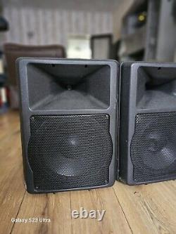Active pa speakers pair used