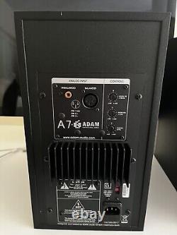 Adam A7 Active Studio Monitors (Pair) Black Speakers Powered