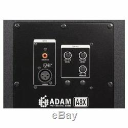 Adam A8X (Pair) Active Studio Monitor Speakers, 300 Watts Power, 5 Year Warranty
