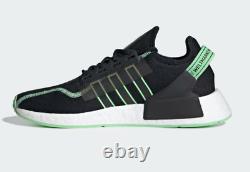 Adidas NMD R1 V2 Black Neon Green Mint GW4709 8 / 9.5 Sneaker NMD V1 R1 V2 V3 R2