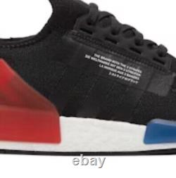 Adidas NMD R1 V2 Black Red Blue GY6162 13 Boost Sneakers Shoe R3 R2 V3 NIB $170